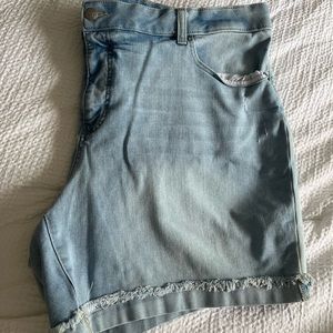 Light Denim Terra & Sky Size 24 Jean Shorts